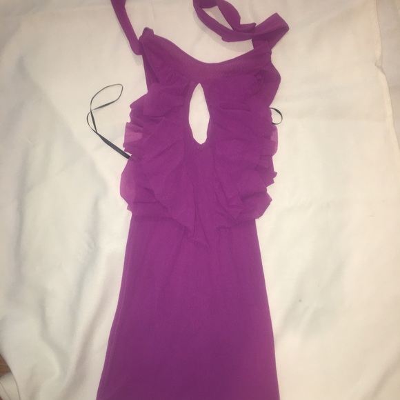 Bebe ruffled halter top - Picture 2 of 4